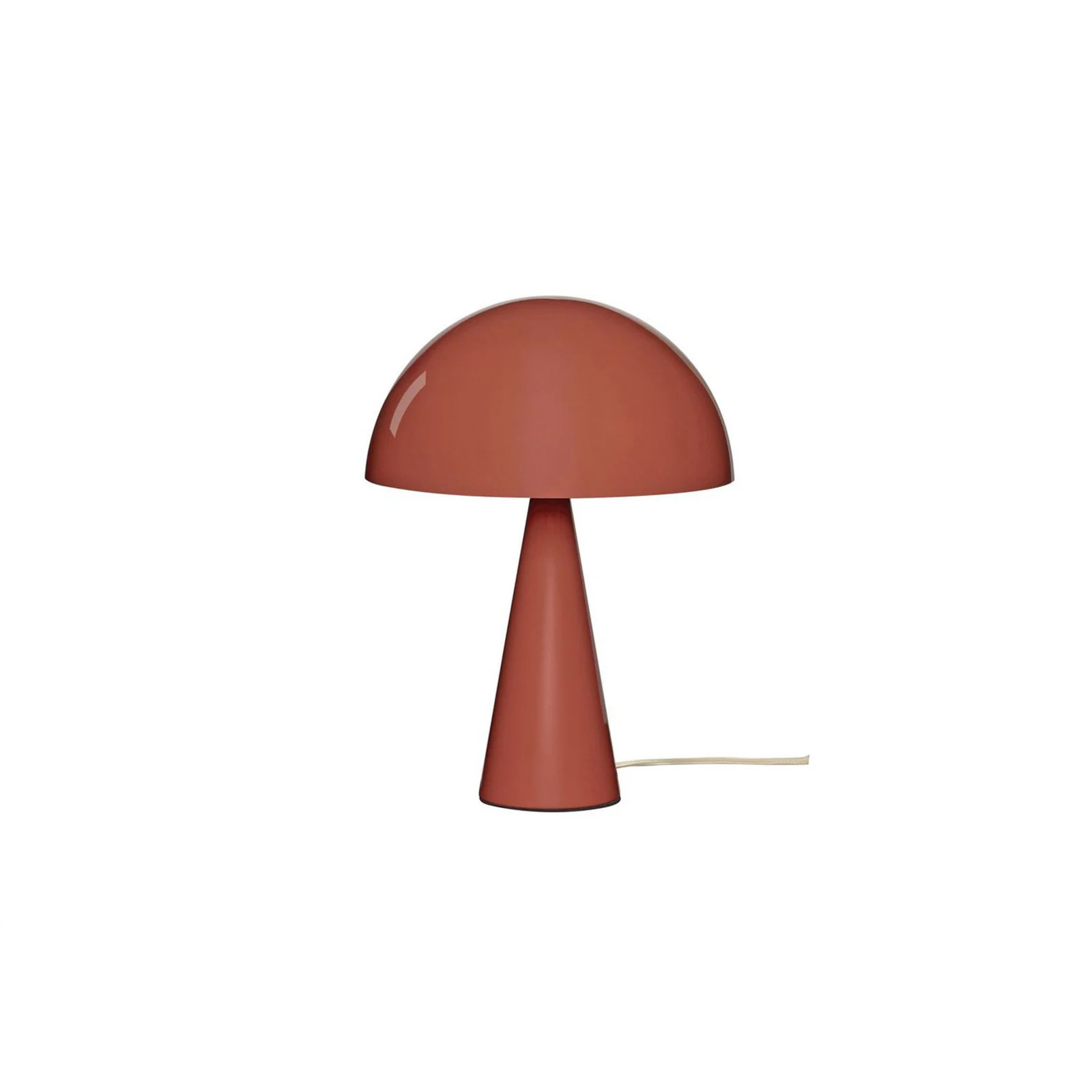 Hübsch Mush Mini tafellamp rood met koepelkap voor op tafel