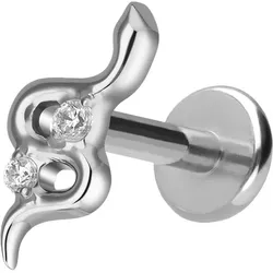 Titan Labret mit Push Fit SCHLANGE