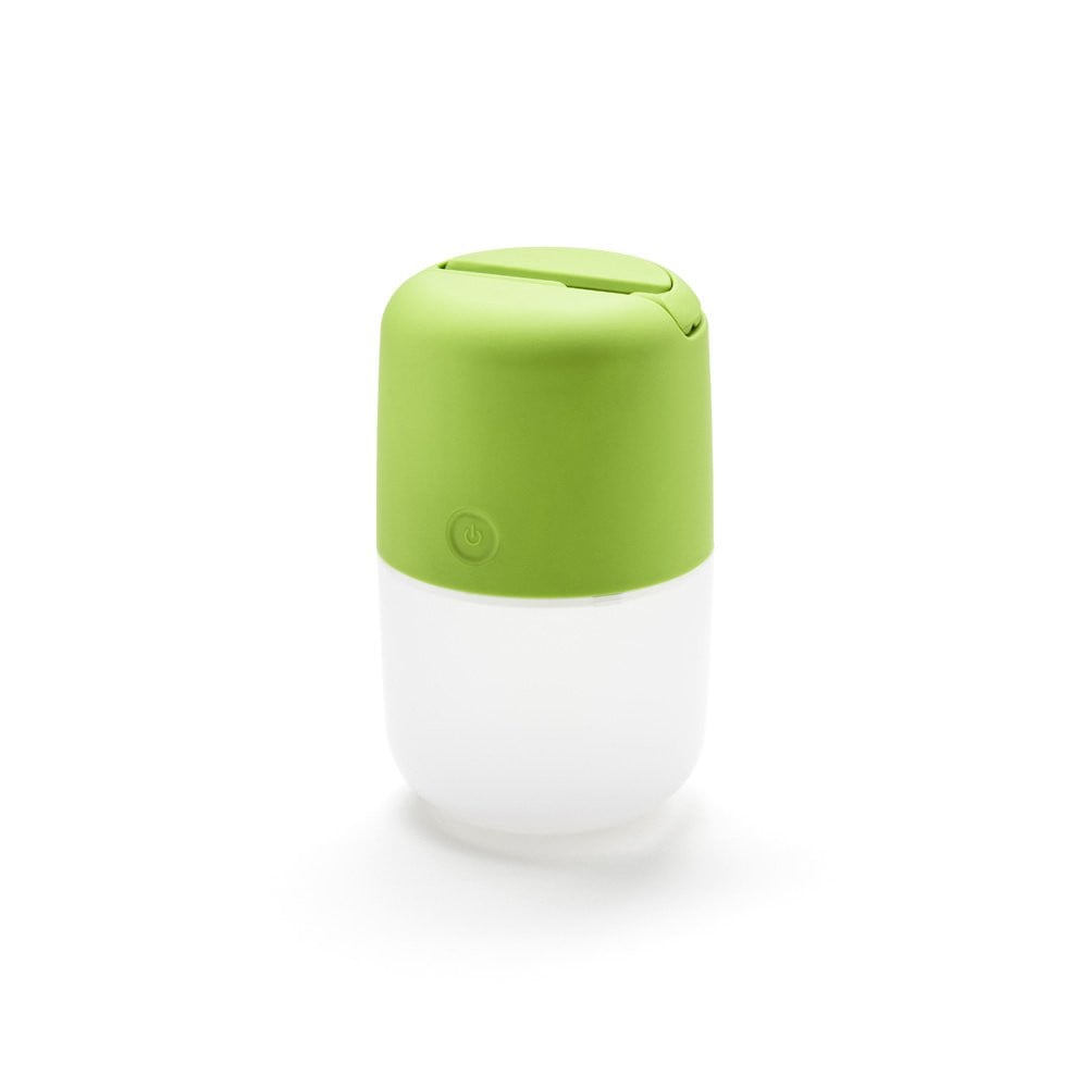 Konstsmide Assisi Solar LED-tafellamp groen met dimfunctie, Hoogte: 19,5 cm