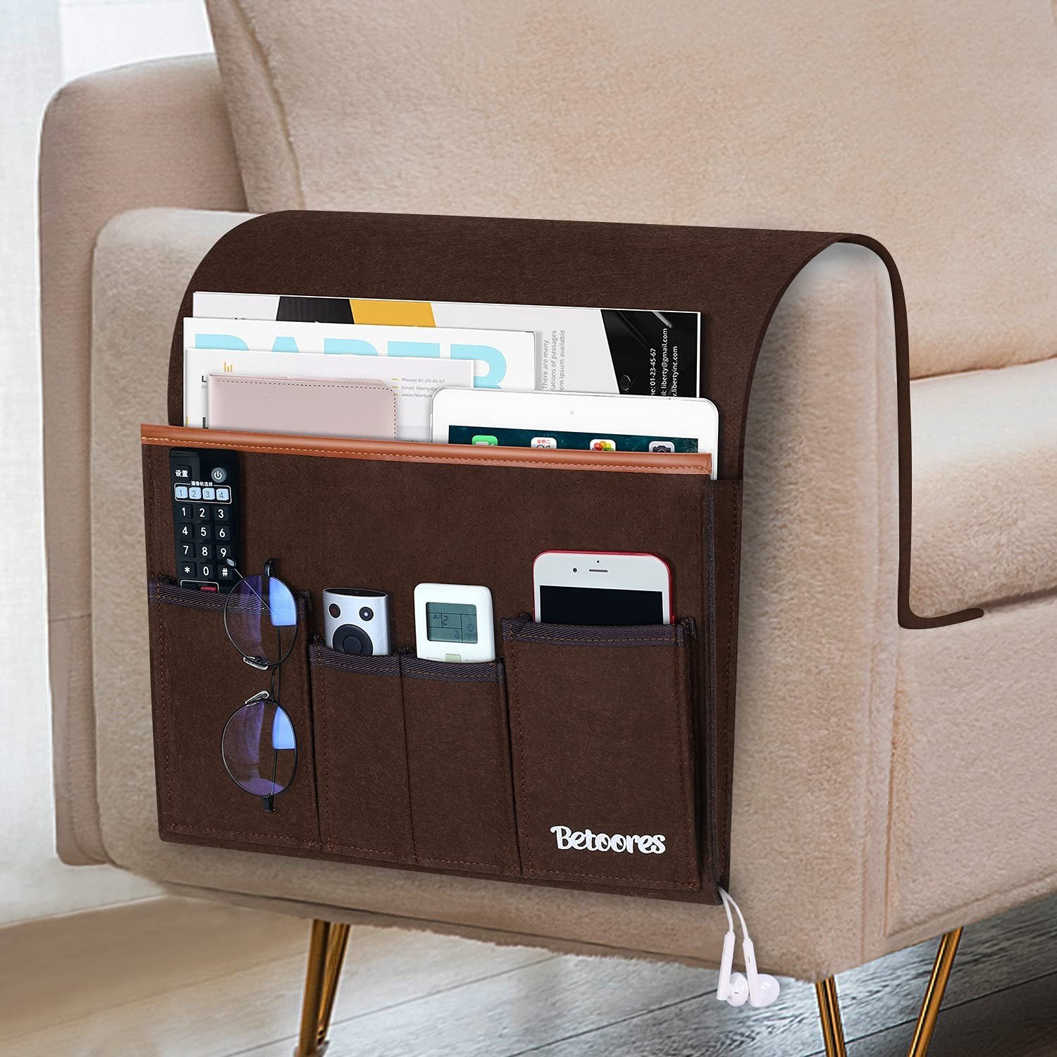 Sofa Organizer met 5 Compartimenten voor Sofa, Stoel en Bed
