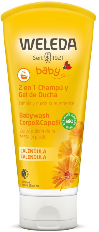 Weleda Baby caléndula champú y gel de ducha 200 ml