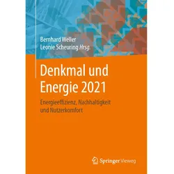 Denkmal und Energie 2021, Fachbücher von Leonie Scheuring, Bernhard Weller
