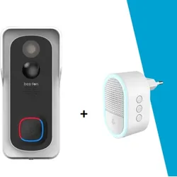 Beafon Visitor 2V Videotürklingel IP54 mit Akku & Kamera