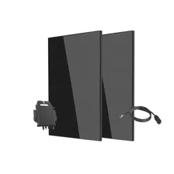 PV Balkonkraftwerk SET 600W Plug und Play Schuko-Version BLK600W-S2S