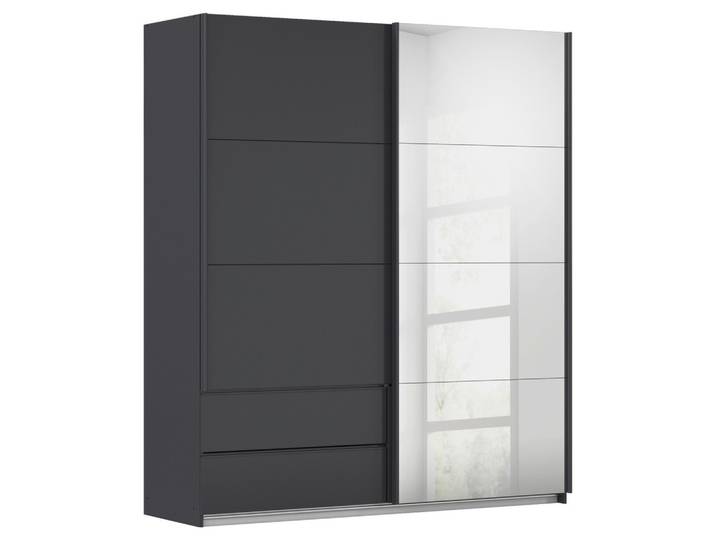 Schwebetürenschrank 181/210/62 cm Grau