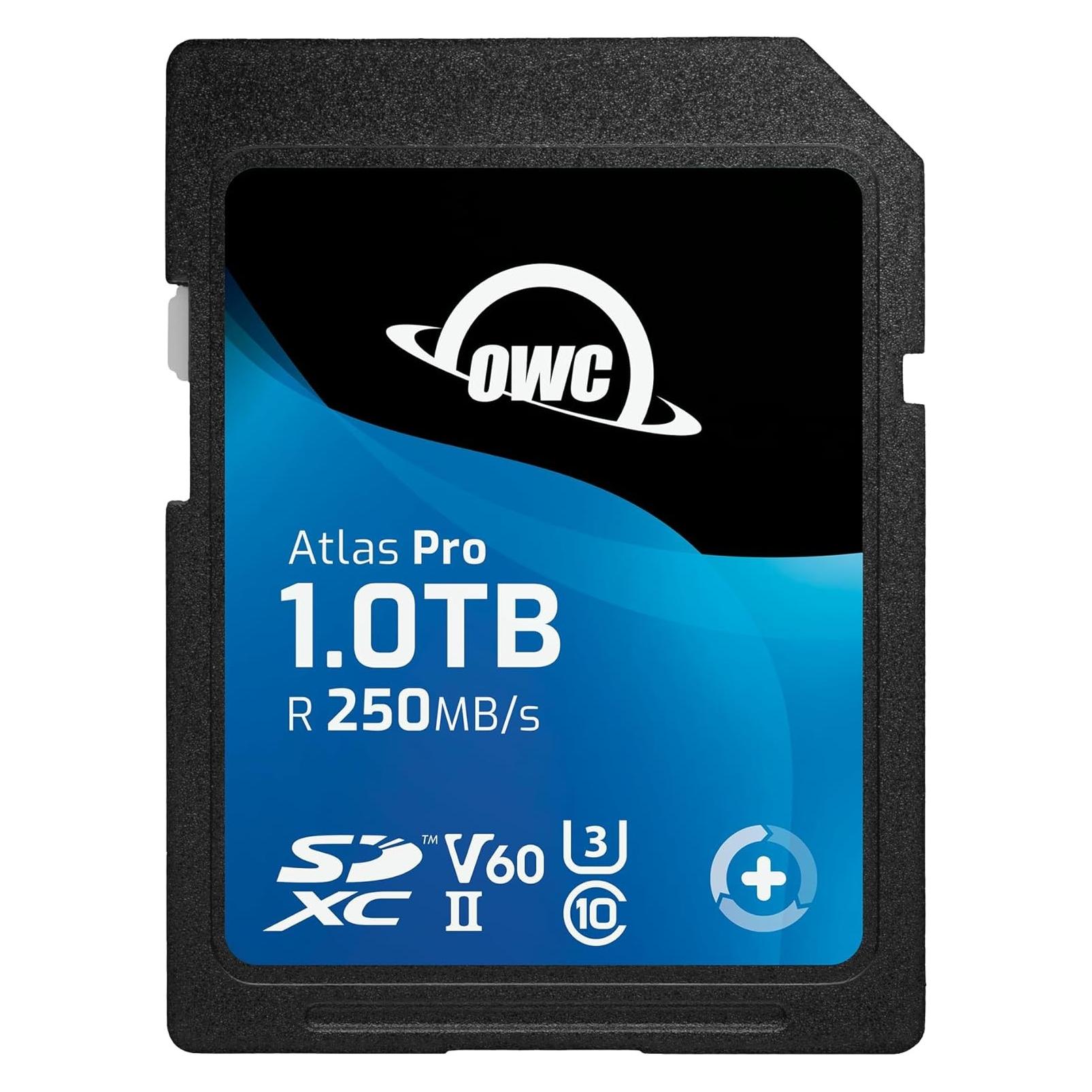 OWC Atlas Pro SDXC V60 UHS-II Memory Card 1TB (1000 GB, SDXC, U3, UHS-II) (OWCSDV60P1000)