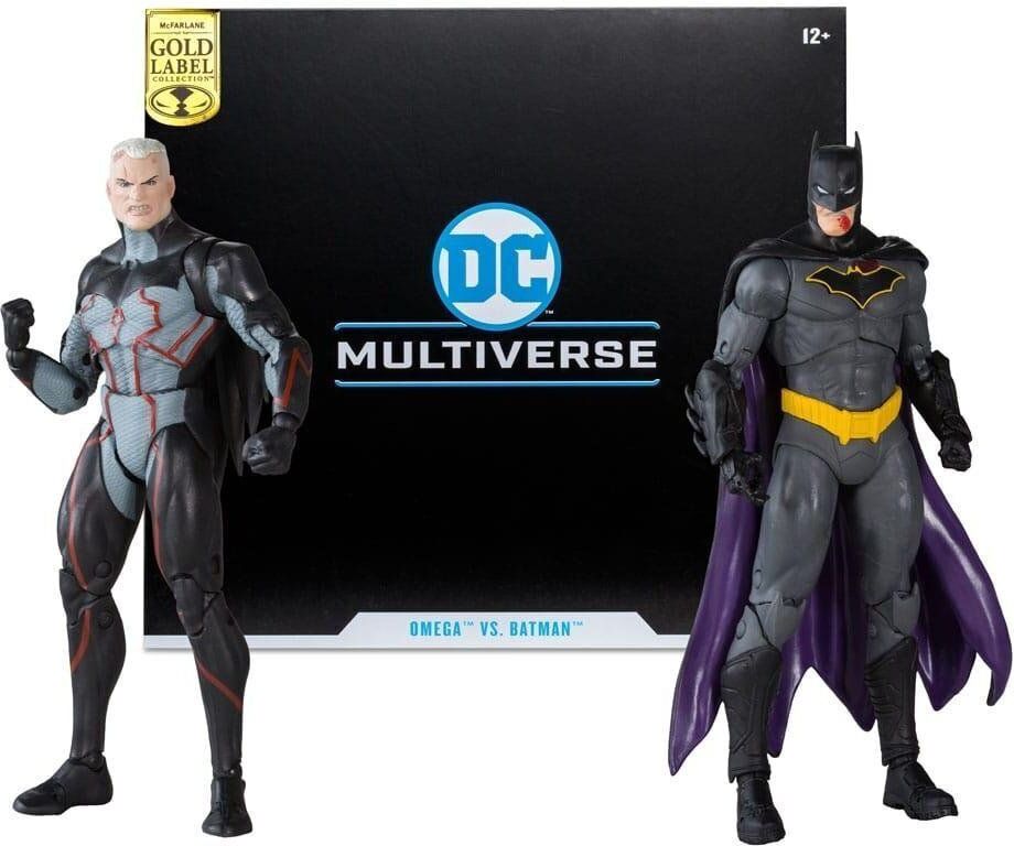 McFarlane DC Multiverse: Gold Label Collection - Omega vs Batman 2 Pack Action