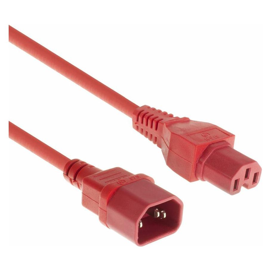 ACT Powercord C14 - C15 red 5 m (5 m) (AK5336)