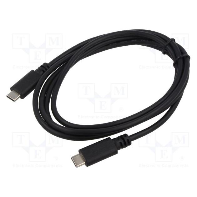 Art Kabel USB USB-C - USB-C Czarny (ZASART AZ-U65W3) (1.50 m) (OEM-C7-1.5)