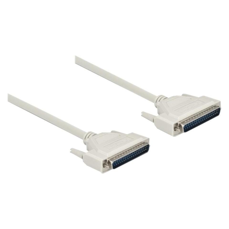 Delock Serielles Kabel D-Sub 37 Stecker zu Stecker 2 m (2 m, VGA) (86879)
