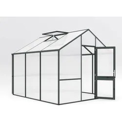 KGT Gewächshaus "Dahlie III",tannengrün,9,6 m2
