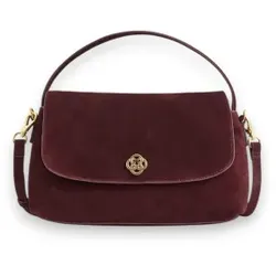 Gant für Damen. 4975154 Wildledertasche "Slouchy" bordeauxrot (OSFA), Klassisch