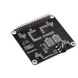 Waveshare Audio Driver HAT für RDK X3, ES7210, ES8156, I2S, I2C, 4 MEMS-Mikrofone, 3,5mm, 3,3V