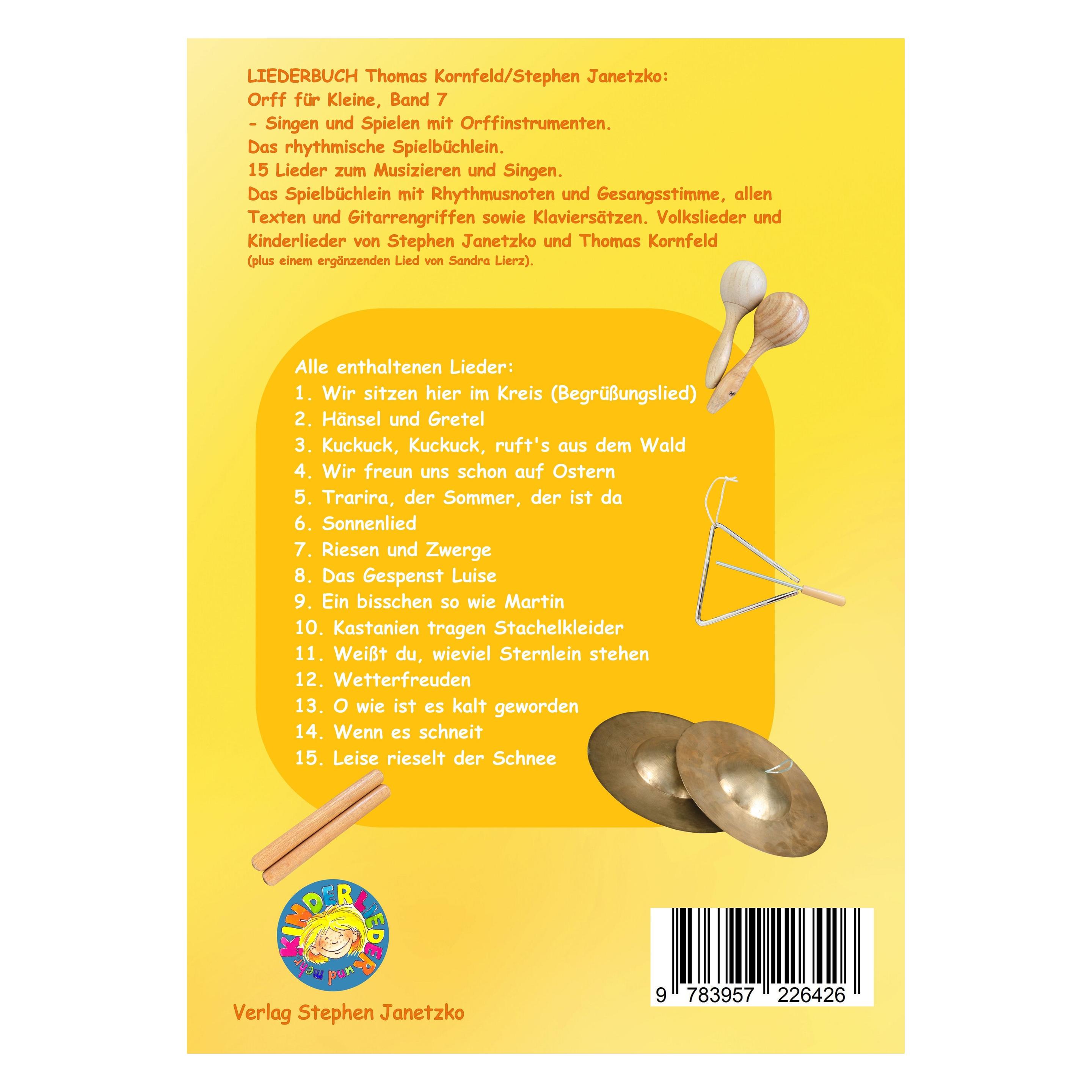Stephen Janetzko Kornfeld:Orff für Kleine, Band 7 - Sing (Deutsch, Stephen Janetzko, Thomas Kornfeld) (64906551)