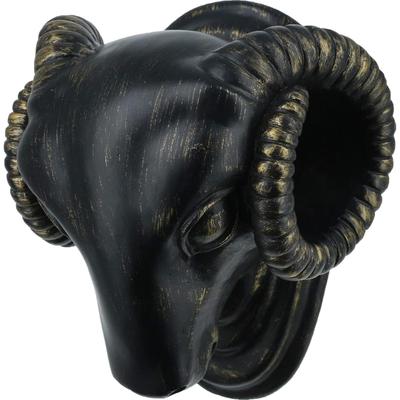 Urbanest Ram Head Drapery Sconce, 1 3/8-inch Diameter