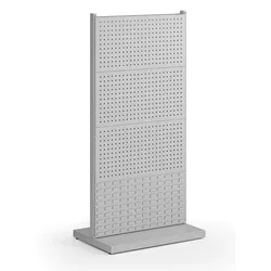 Perforierte Ständer, beidseitig, 6x Werkzeugpaneel, 2x Boxpaneel, 960 x 640 x 1964 mm