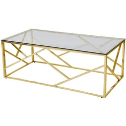 SalesFever »Orion« Couchtisch gold 120x45x60 cm