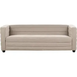 3-SITZER-SOFA Stoff taupe Hofn