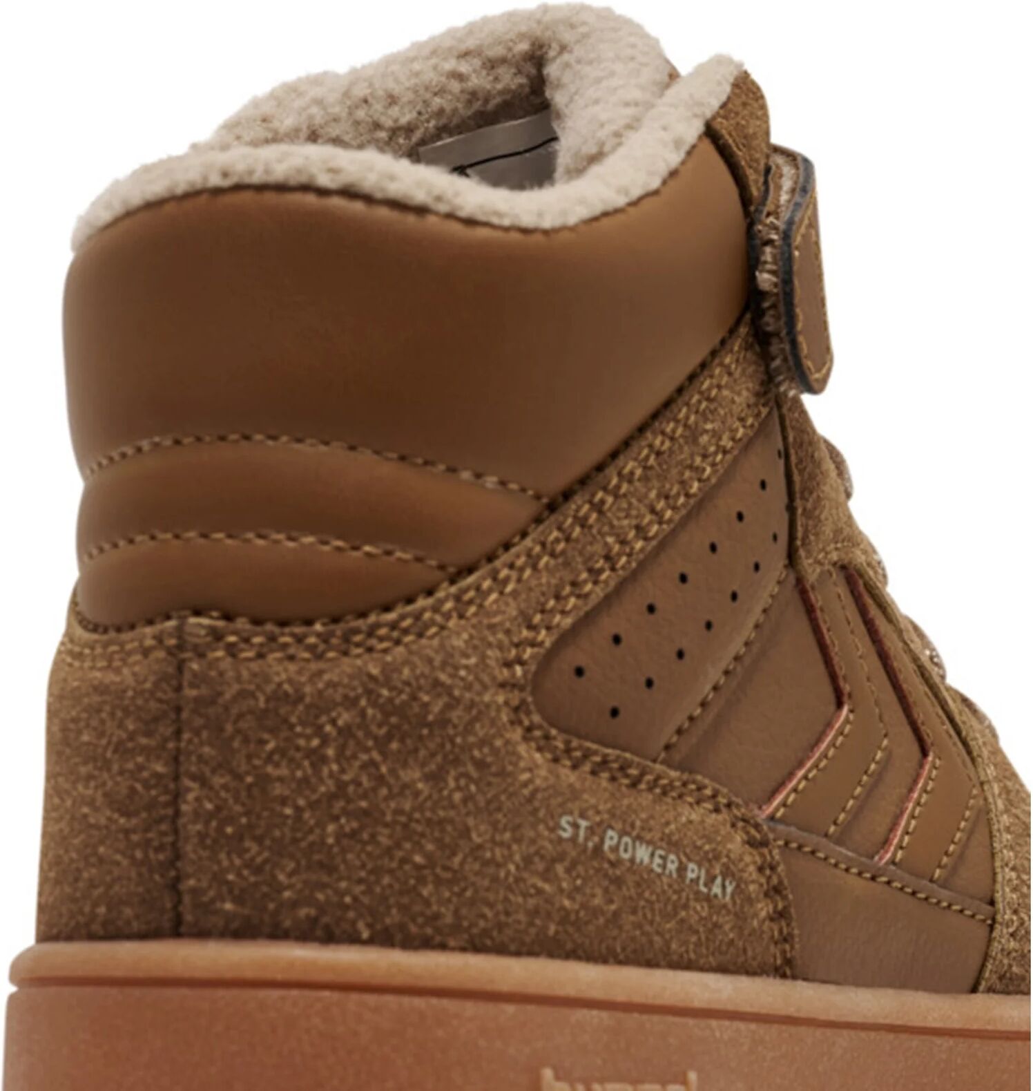 hummel® Sneaker »St Power Play Mid Wt Jr« - Unisex - Gr. 32 - braun