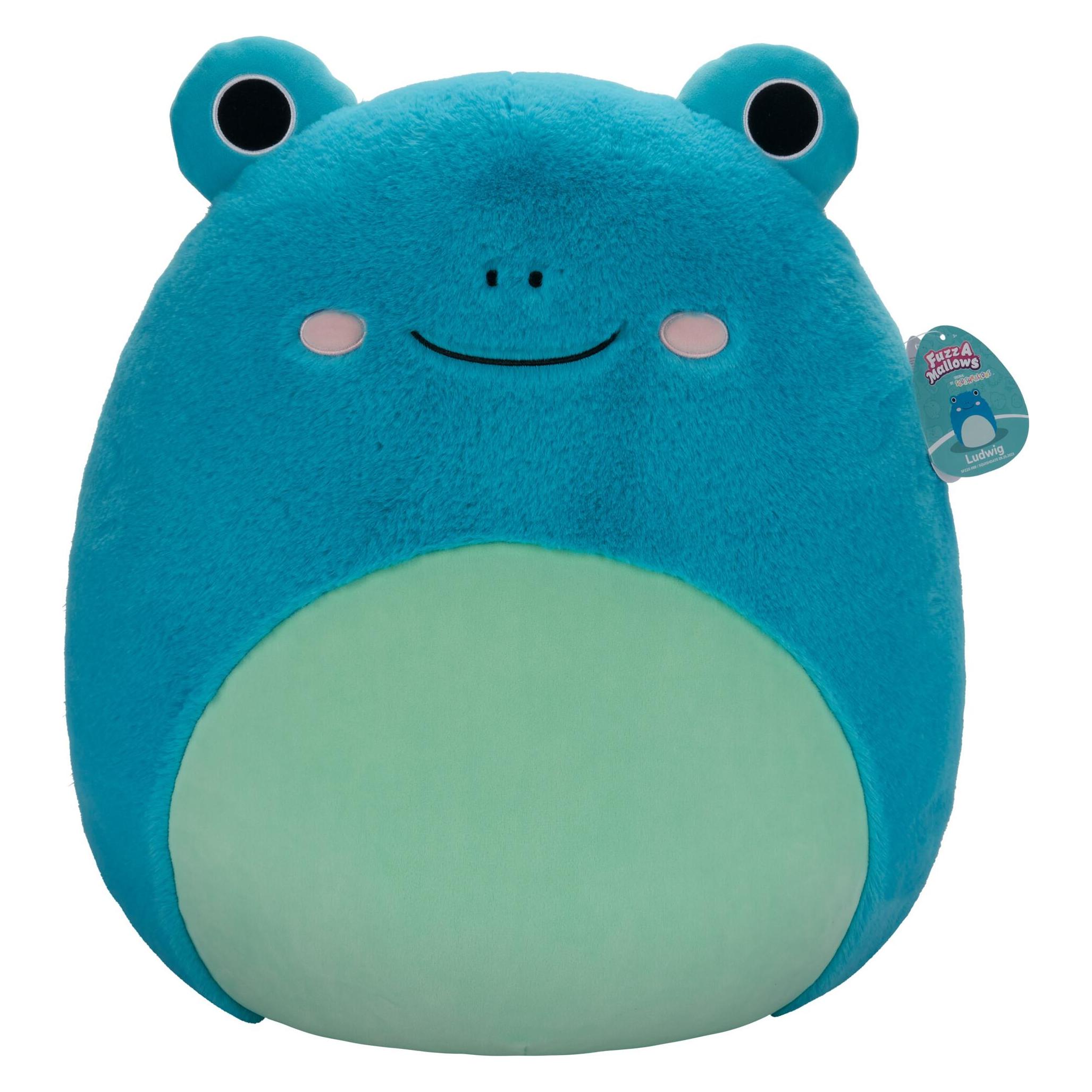 Squishmallows Fuzz A Mallows Ludwig Frog (50 cm) (196566413856)