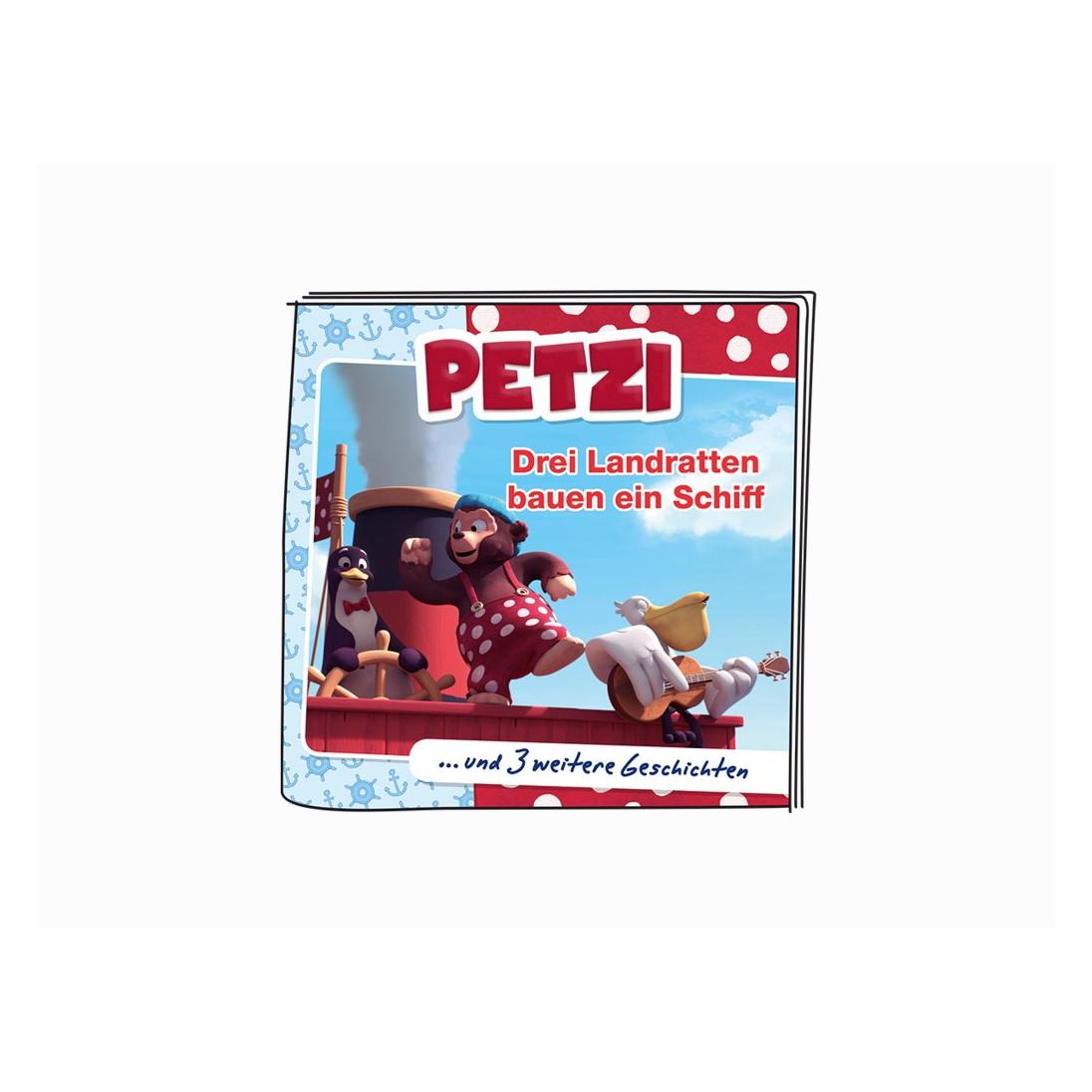 Tonies Petzi Drei Landratten bauen ein Schiff (Deutsch, 68 min) (10000231)