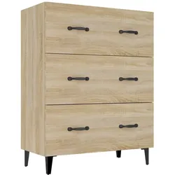 vidaXL Sideboard Sonoma-Eiche 69,5x34x90 cm Holzwerkstoff