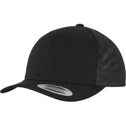 FLEXFIT Unisex Vintage Trucker Kappe Netz Cap 6606/6606T black one size