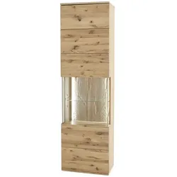 Woodford Vitrine  Astoria ¦ holzfarben ¦ Maße (cm): B: 60 H: 208 T: 37.0