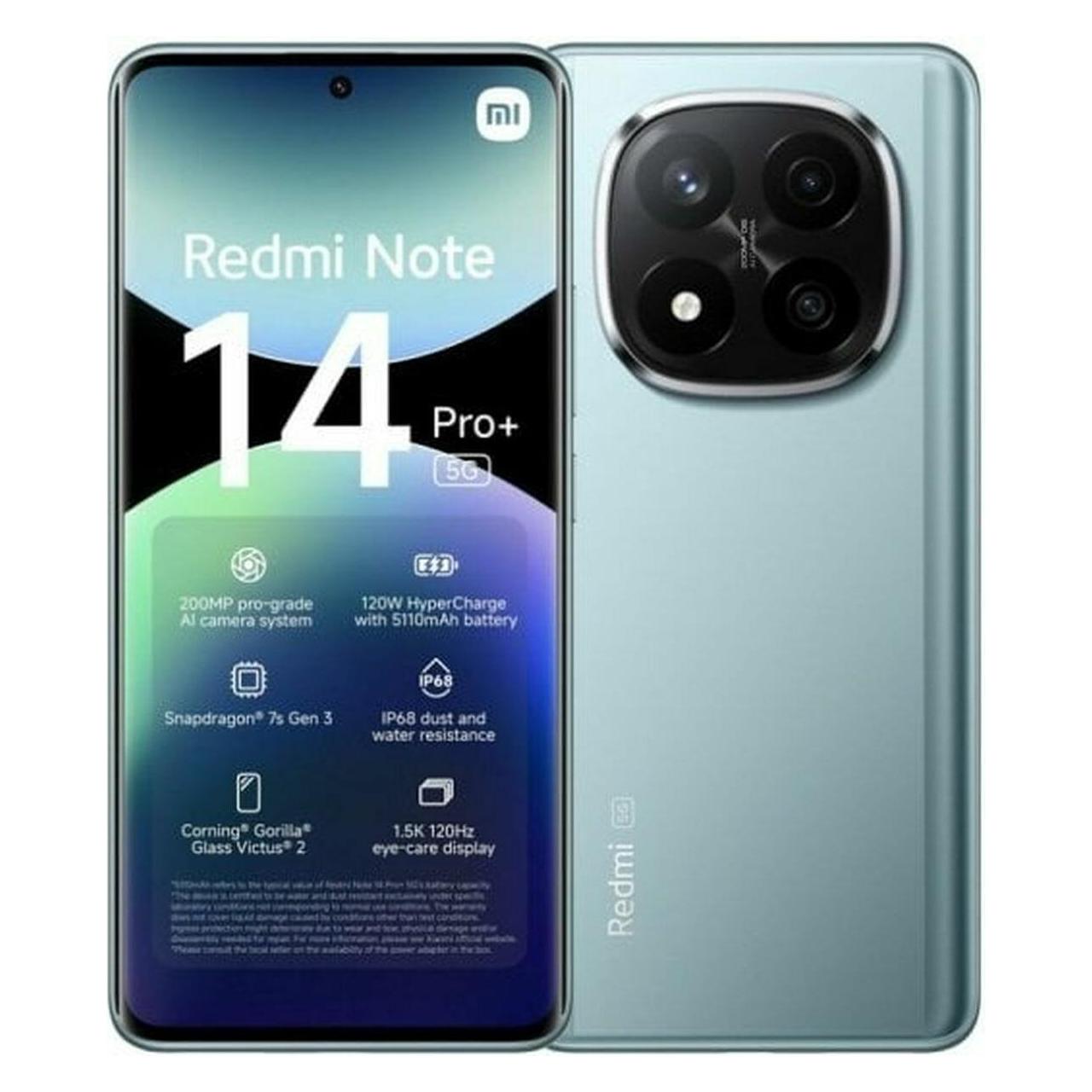 Xiaomi Redmi Note 14 Pro+ (512 GB, Frost Blue, 6.67", Dual SIM, 5G) (MZB0IIWEU)