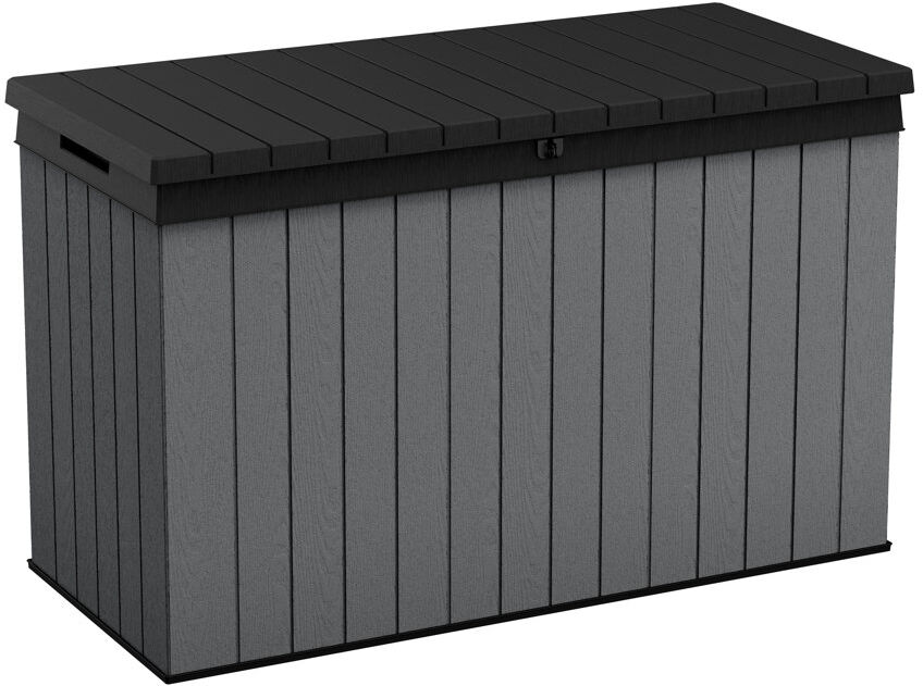 Keter Darwin 662L Storage Box - Grey Grey 89.5cm H X 142.5cm W X 65.3cm D