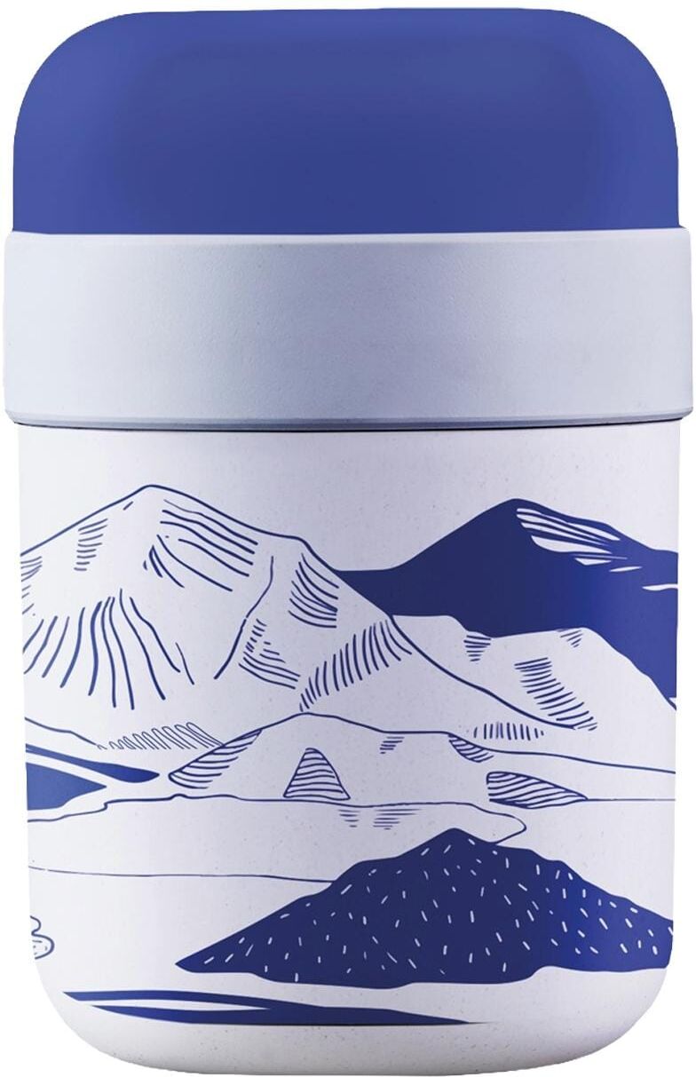 Lunchbox "BioLoco Light elevation", blau (bunt), Lebensmittelaufbewahrungsbehälter, Lunchbox bunt Einheitsgröße