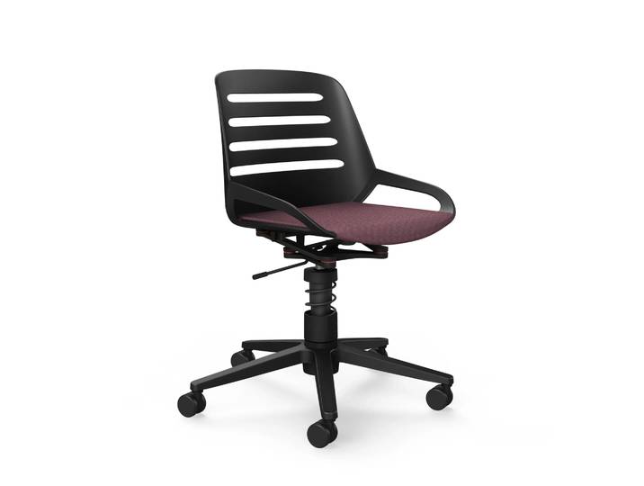 AERIS NUMO TASK Sitzbezug Stoff Cura - Bürostuhl Schwarz/Hellviolett