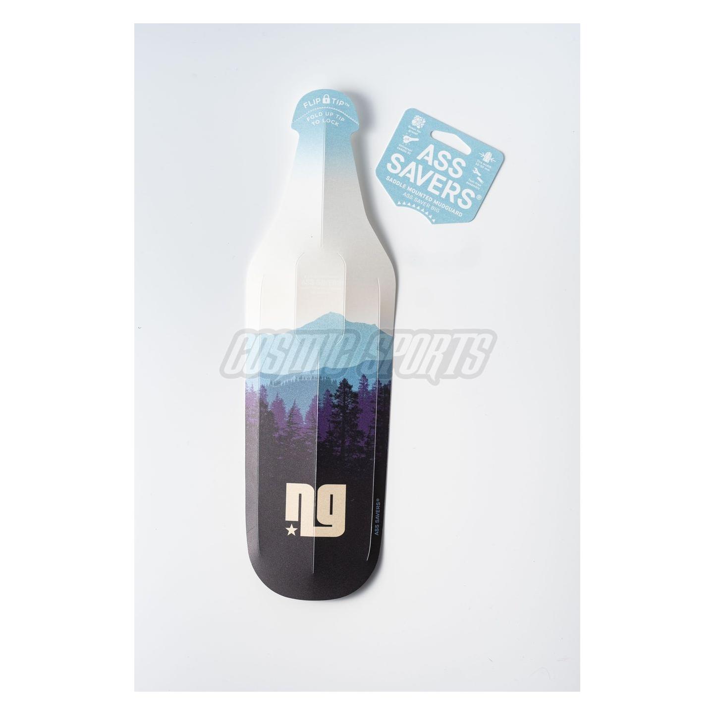 NG Sports Ass Savers ASB-1 Big, Spritzschutz HR, Landscape Collection, sand/blue/purple (Schutzblech Unterrohr) (40085367)