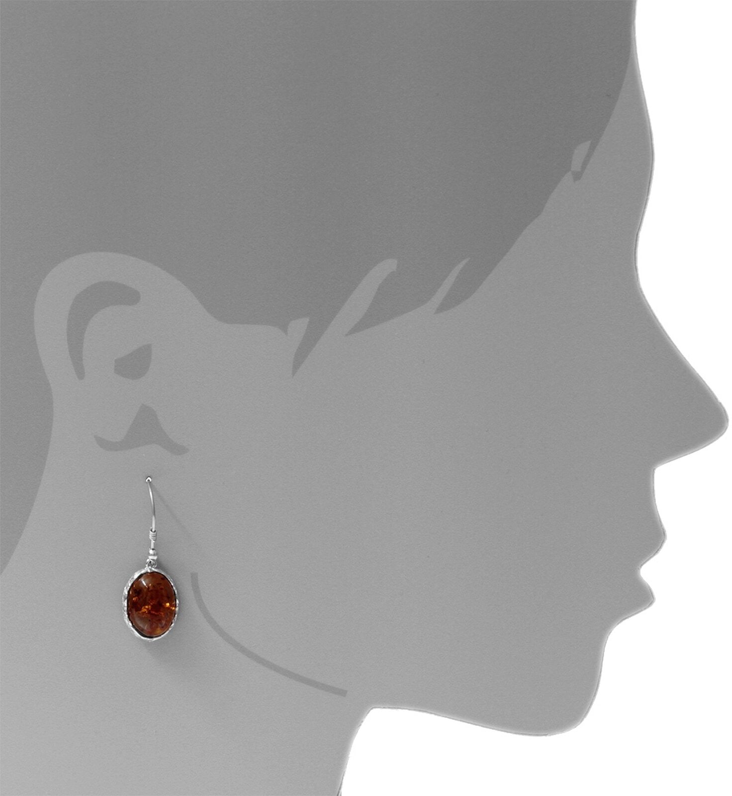 Paar Ohrhänger OSTSEE-SCHMUCK "Ostsee-Schmuck Ohrhänger Clara Ohrhänger Clara", weiß (weiß, neutral), Ohrringe, Damen, 38x14mm, Silber 925 (Sterlingsilber), Paar Ohrhänger