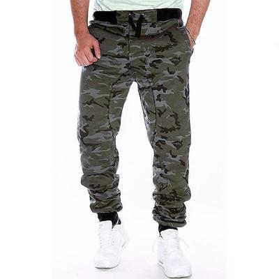 Herren Jogginghose Jogginghose Jogger Hose Hosen Hose Kordelzug Elastischer Bund Tarnung Weich Atmungsaktiv Sport Outdoor Täglich Lässig / Sportlich Gelbe Tarnung Grüne Tarnung