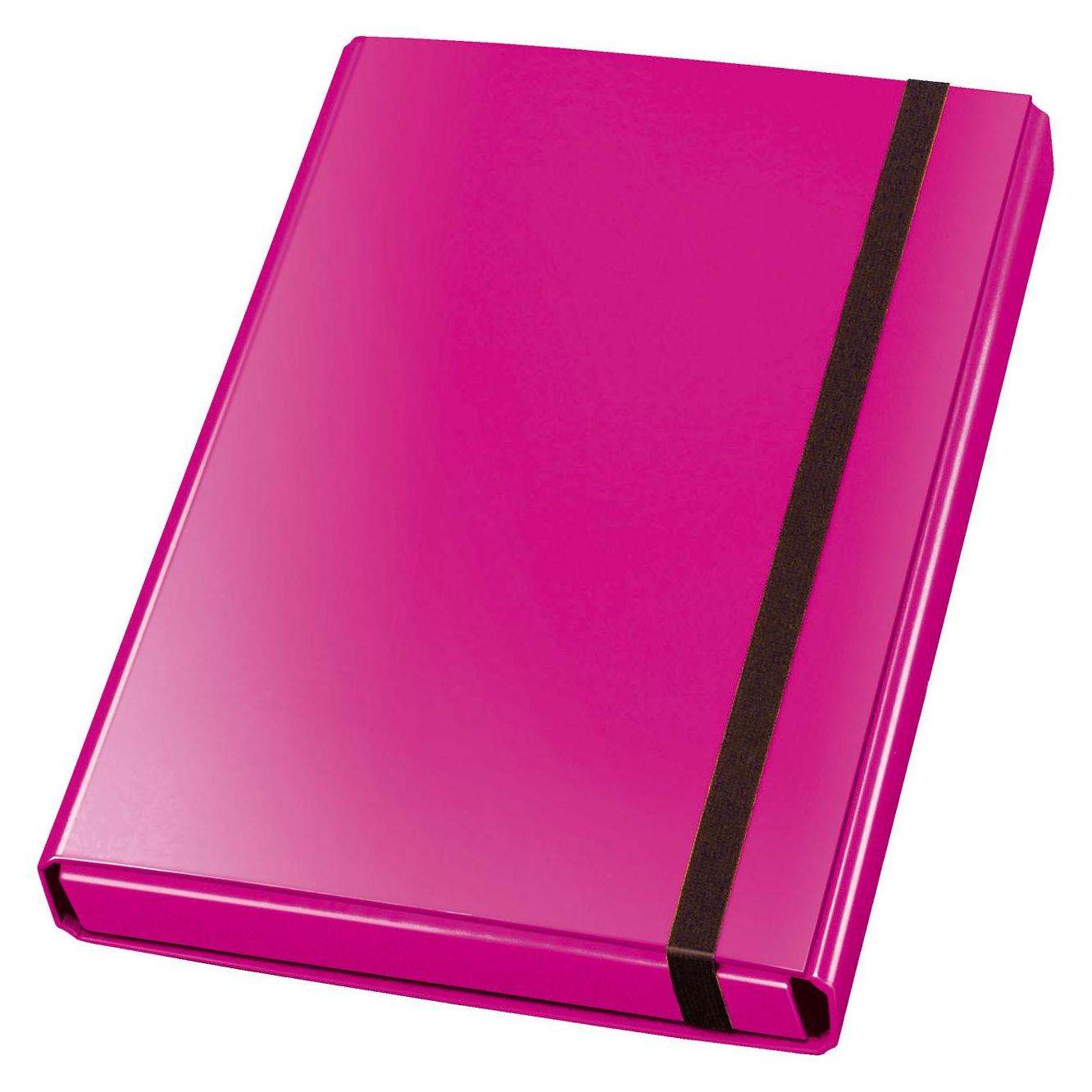 Veloflex Dokumentenbox, Sammelbox VELOCOLOR, Karton, A4, 230 x 320 x 40 mm, 40 mm, pink (A4) (4443371)