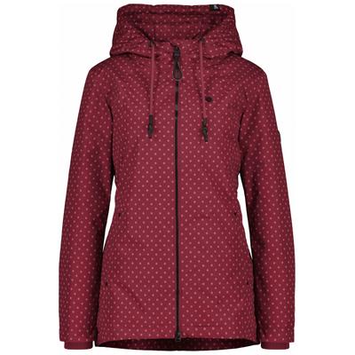 Winterjacke ALIFE & KICKIN "Damen LilouAK B Winterjacke, Jacke", Damen, Gr. M, rot (cranberry juice), 100% Polyester, Jacken Winterjacke, Warm gefütterte Jacke mit flauschigen Teddyfell Innenfutter