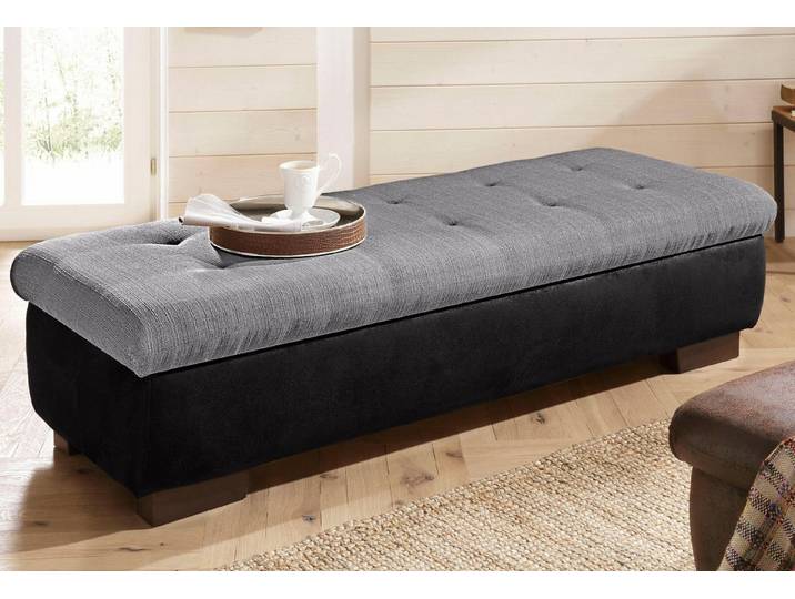 Home affaire Hocker BERGEN 161x60 cm, praktisch und komfortabel, mit Staufach