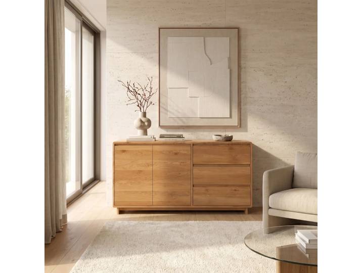 Gloire-Kommode aus Massivholz 140 cm Danzz