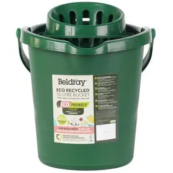 Beldray LA075314EU7 Öko-Recyclingeimer 10L, Reinigungsutensil, Grün