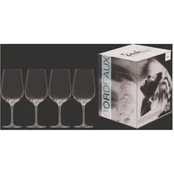 Eisch Vinezza Bordeaux 4er Set, Weingläser, Transparent