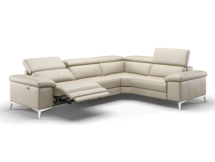 Leder Ecksofa MILANO mit Relaxfunktion Wohnlandschaft
