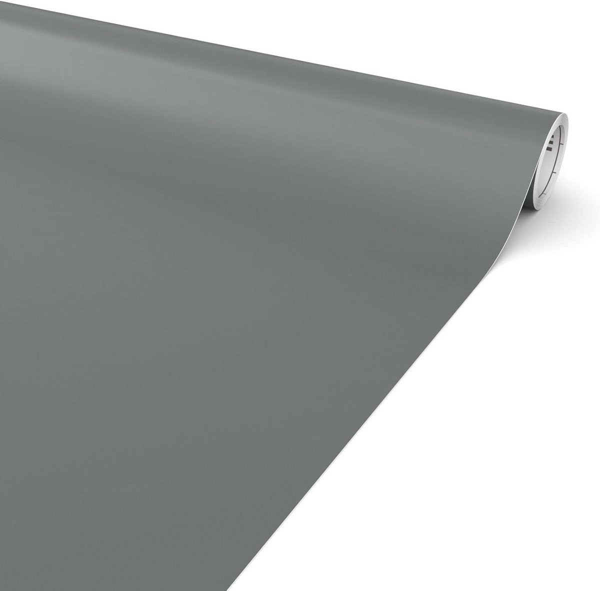 Zelfklevende decoratieve meubelfolie Mat - Grijs - 45 x 200 cm