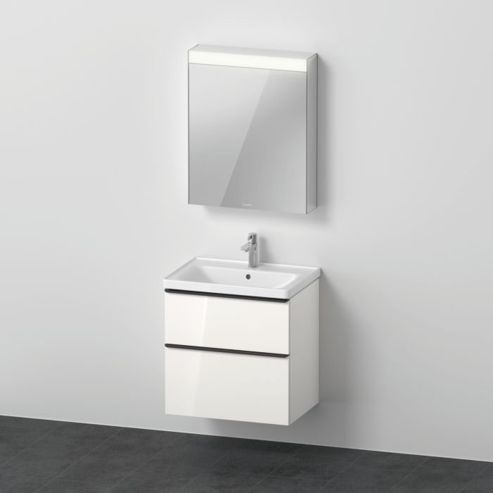 Duravit D-Neo Möbel-Set DE0115L2222 650mm, Anschlag links, Weiß Hochglanz