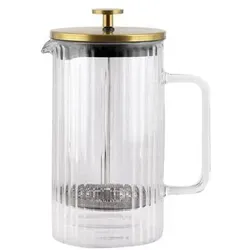 Vialli Design Tulip French Press Mattgold, 1 l, Kaffeebereiter, Gold