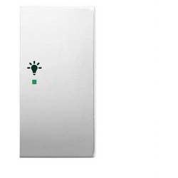 Busch-Jaeger 2fach Abdeckung Symbolwippe Licht free@home Edelstahl 2CKA006220A0424 1 St.