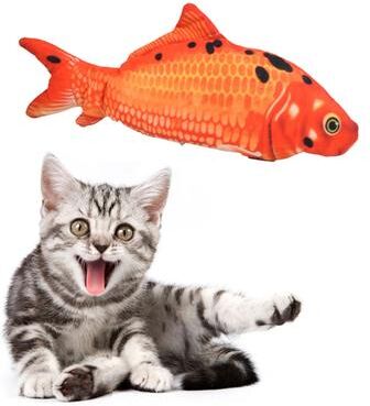 Uplift Treasures Interactive Floppy Fish Cat Toy USB Rechargeable Realistic Moving Pet Toy 04