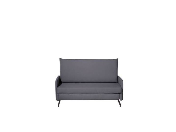 Canapé convertible en tissu gris BELFAST - BELIANI - Contemporain - Design - 2 places - Tissu - Convertible