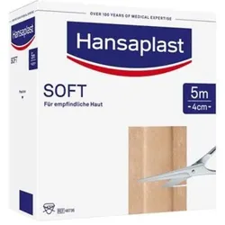 Hansaplast Soft 5mx4cm Pflaster Rolle 1 ST