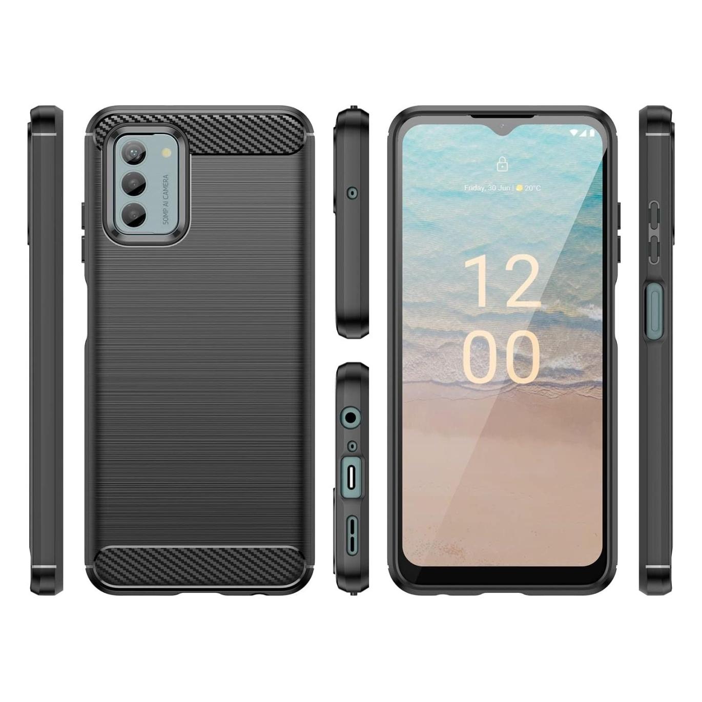 Screenguard Nokia G22 Hülle Carbon Brushed Soft TPU (Nokia G22) (00033319)